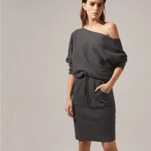Reiss Dresses Reiss Amara Off The Shoulder Knitted Dress Size